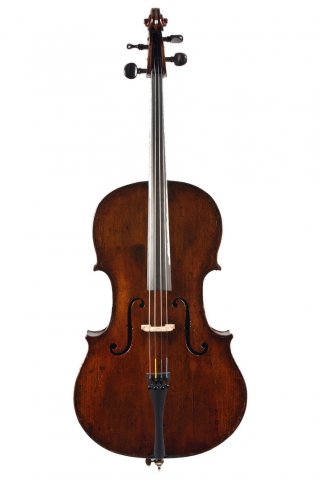 Cello by a member of the Testore Family, Milan circa. 1720