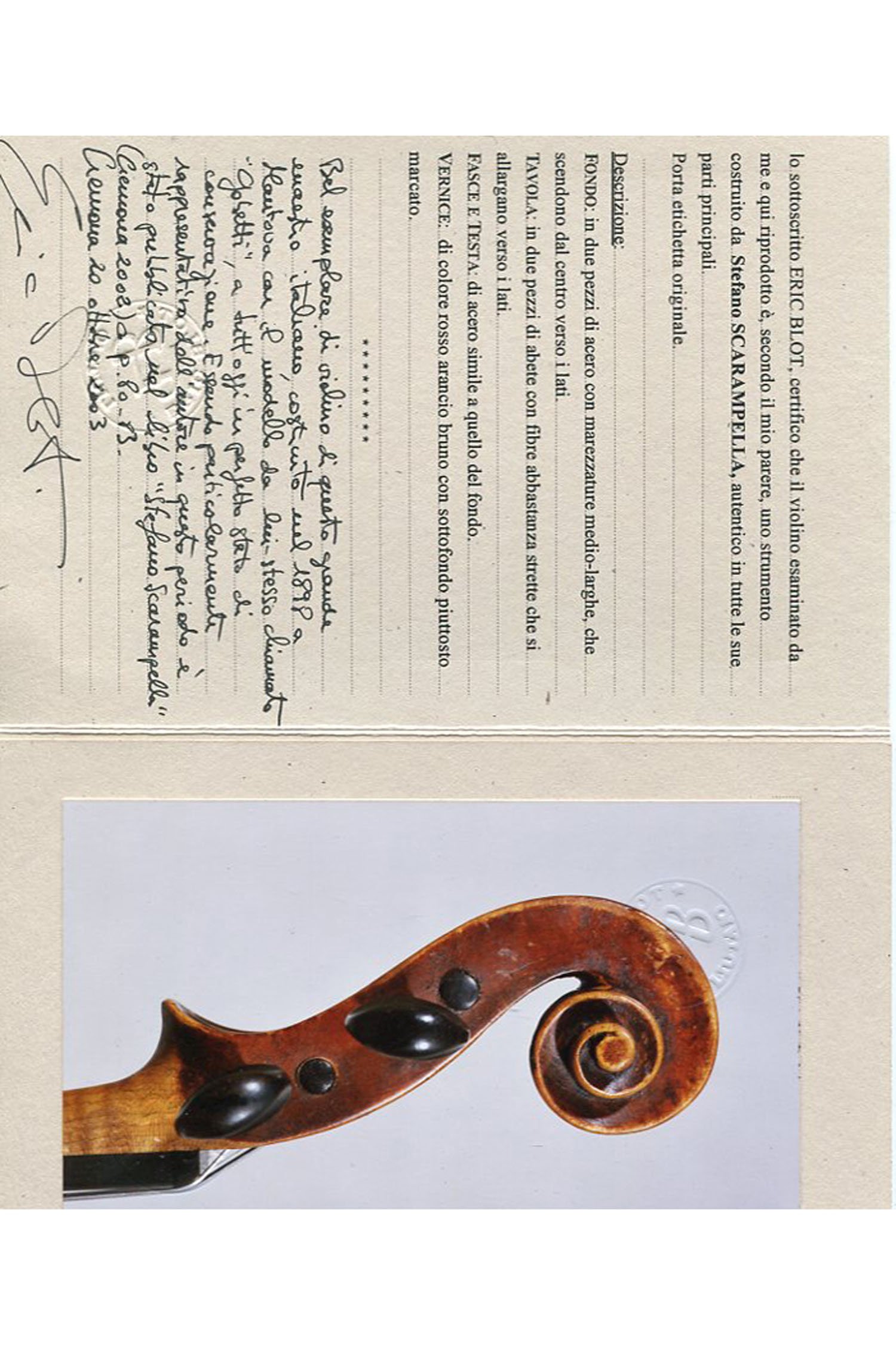 Lot 96 An Extremely Fine Italian Violin By Stefano