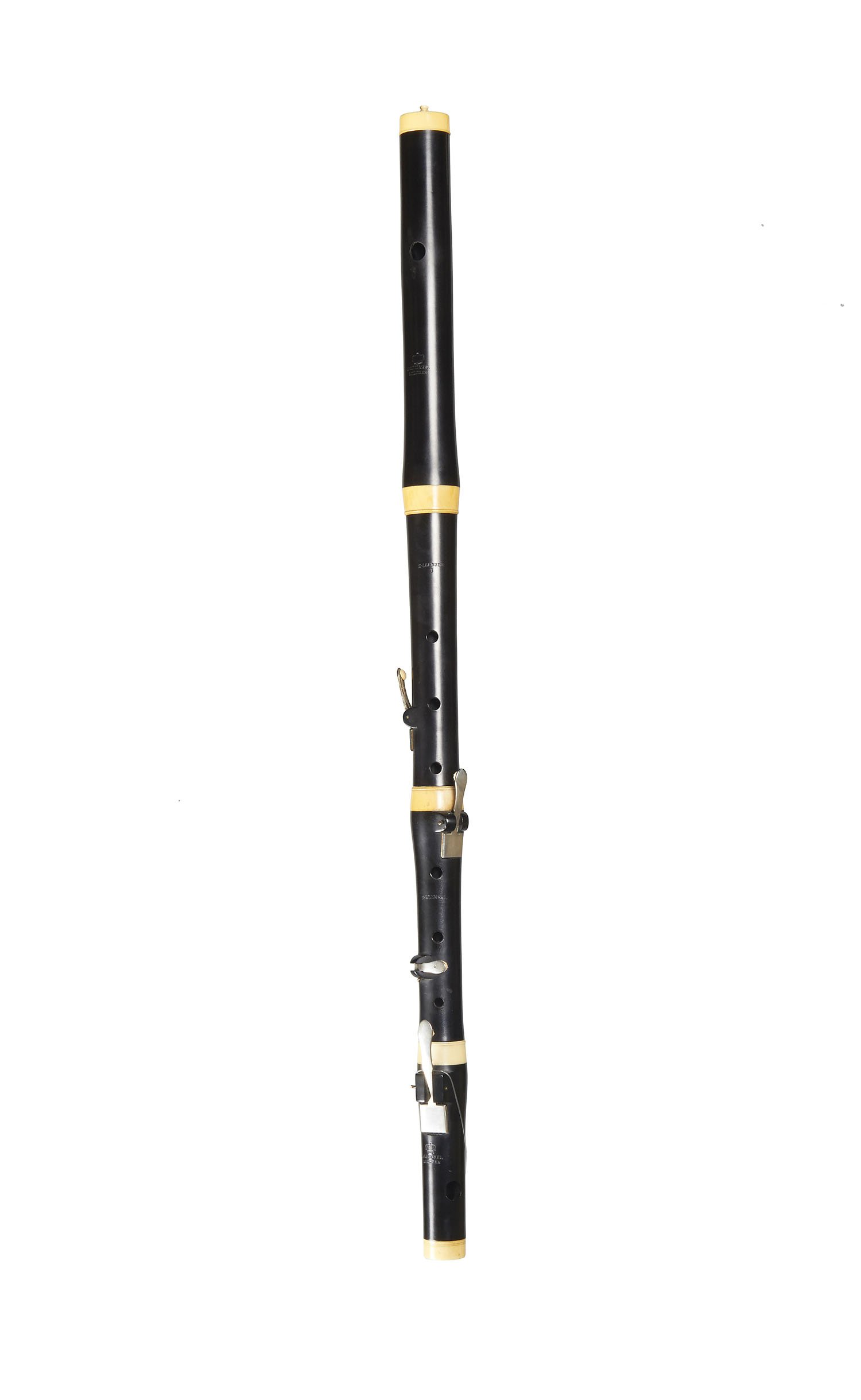 Lot 216 A Very Fine Fourkeyed Ebony Flute by (Johann) Heinrich
