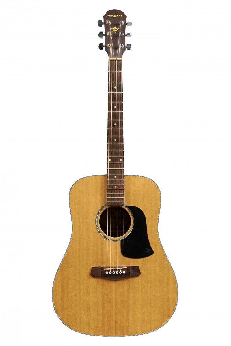 Lot 205 - An Acoustic Guitar by Aria - 23rd June 2014 Auction