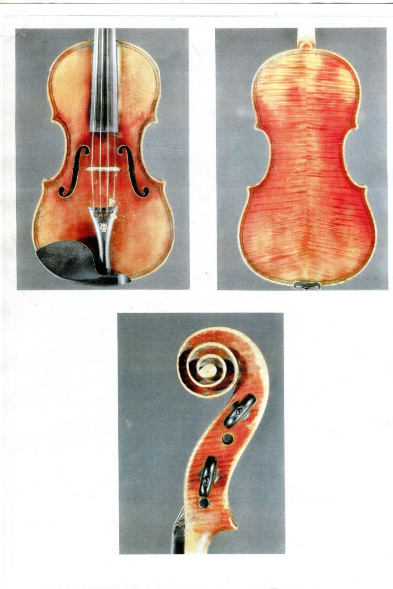 Lot 85 A French Violin by August Sebastian Bernardel, Paris circa