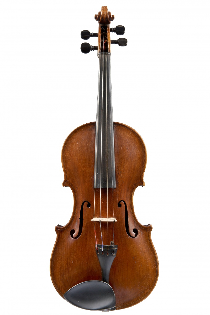Lot 98 An English Violin by J. Brown, Huddersfield 1877 29th June