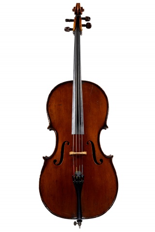 Cello by W Cockcroft, Rochdale 1860