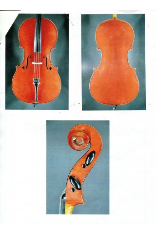 Cello by Charles Adolphe Gand, Paris 1854