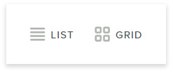 List and Grid Viewing Options