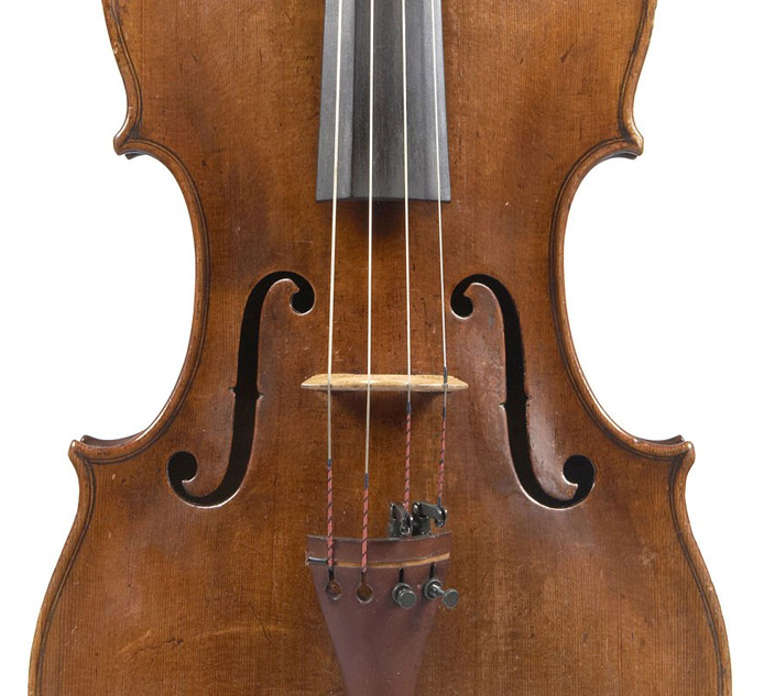 Lot 129: A Highly Important and Rare Viola by Jacobus Stainer, Absom 1674